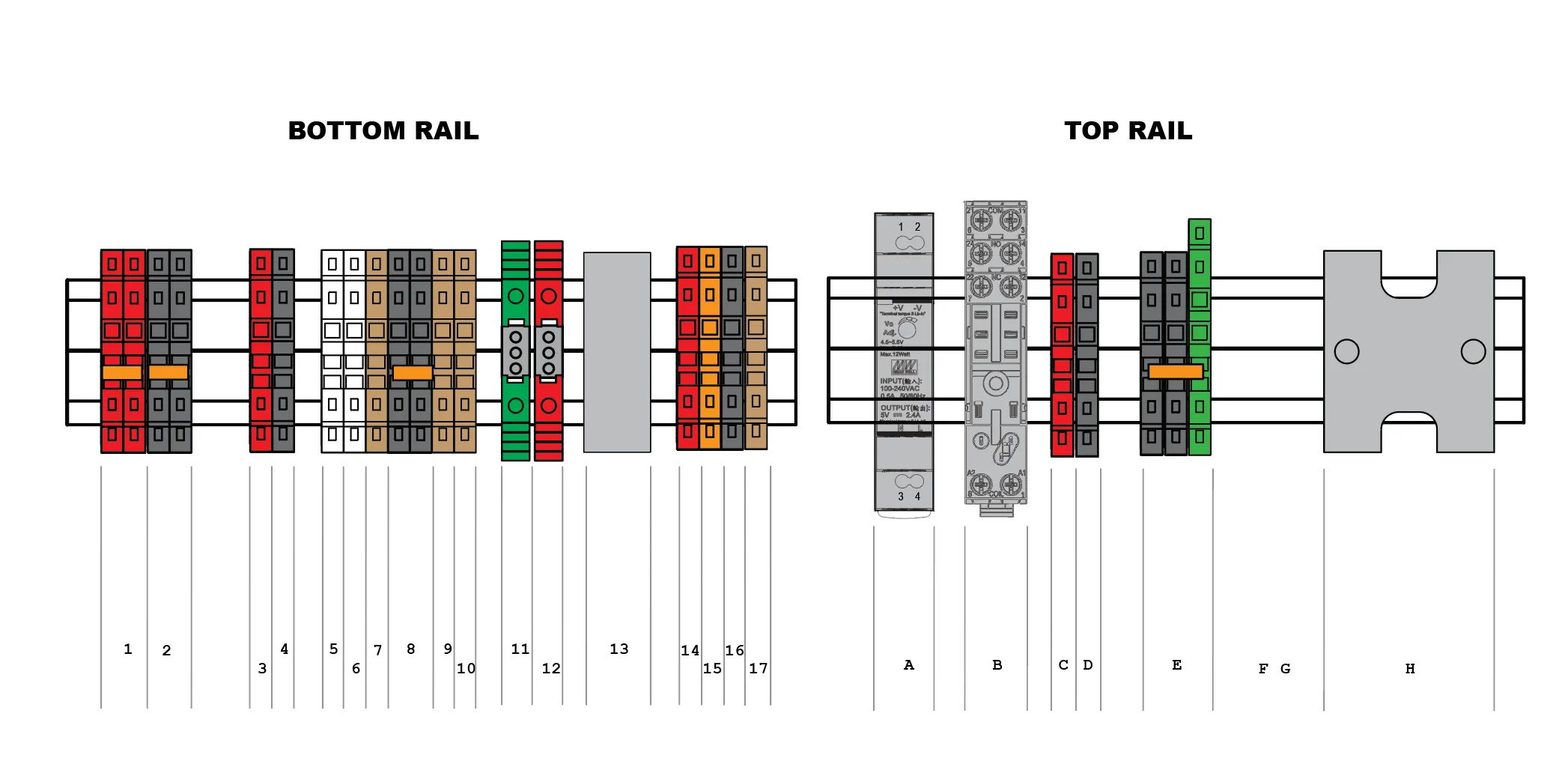 12-24V DC DIN Rail