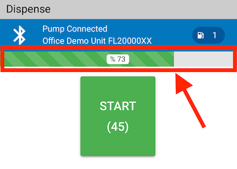 Bluetooth Signal Strength - At Dispense