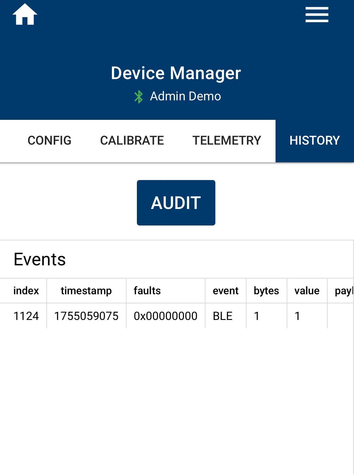 Device Audit Data