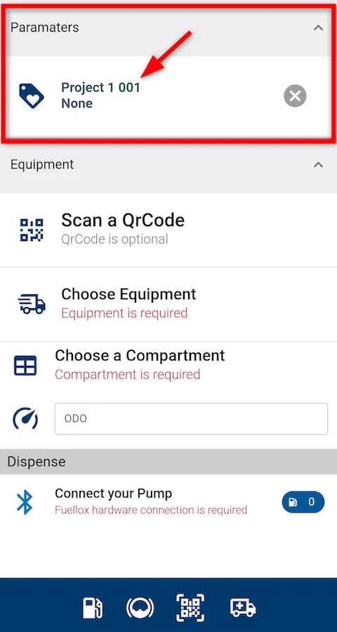 Dispense Parameters3